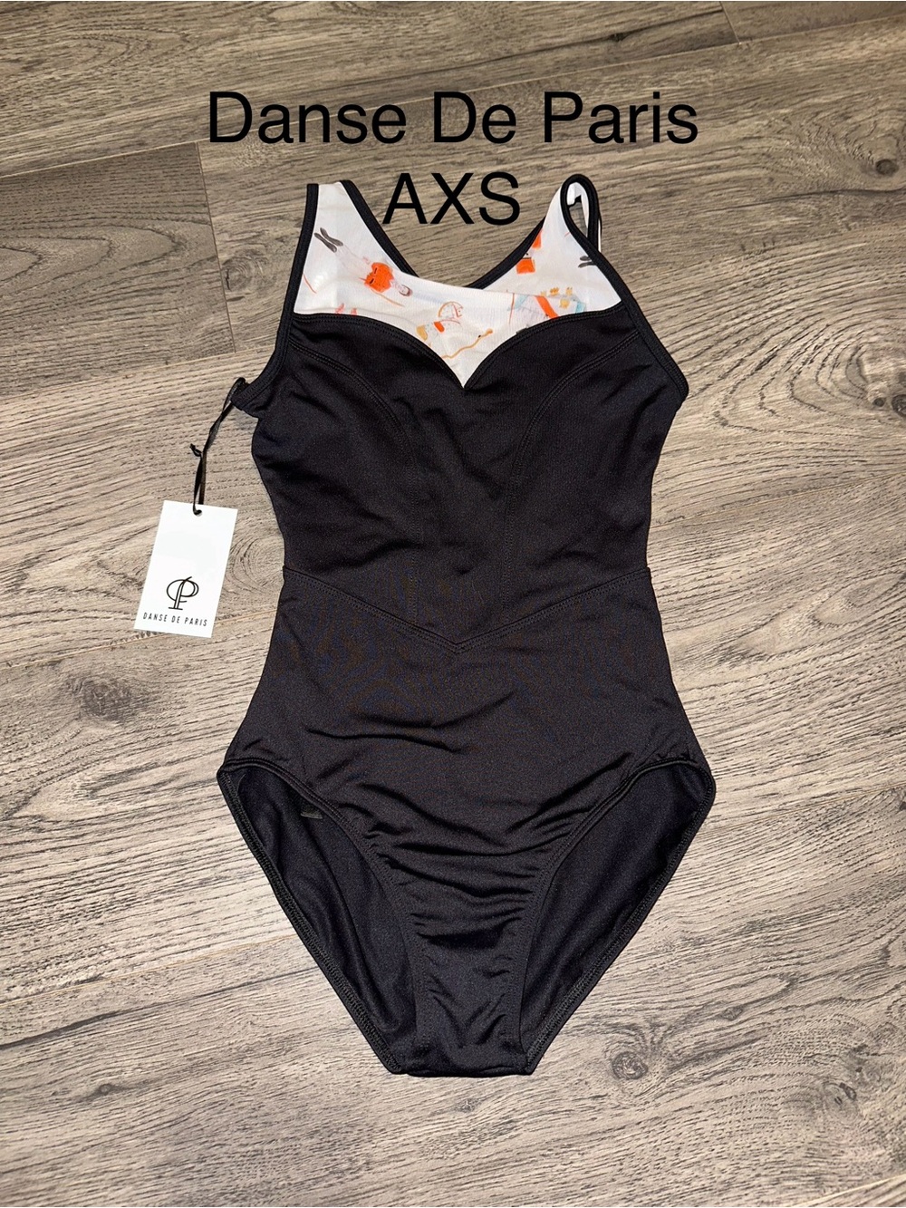 Women’s Black One-Piece leotard with Lining nutcracker